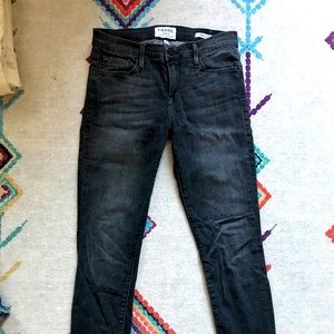 Frame denim Le Skinny with zipper detail